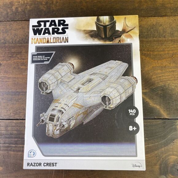 4D Cityscape Model Kit Star Wars The Mandalorian Razor Crest Disney 140 pieces - Picture 2 of 6